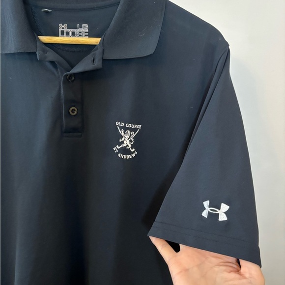 Mens Under Armour Old Course St Andrew’s Golf Polo - Picture 3 of 5